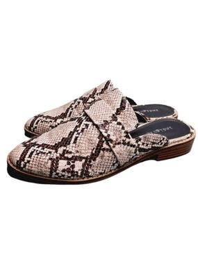 Indigo rd. Henson Snakeskin Mules SZ 8M
